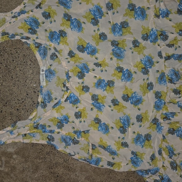 Blue rise crop top soprano - Picture 2 of 3